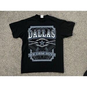 Dallas Cowboys NFL "We Dem Boys" Black T-Shirt Size Large Shaka Wear